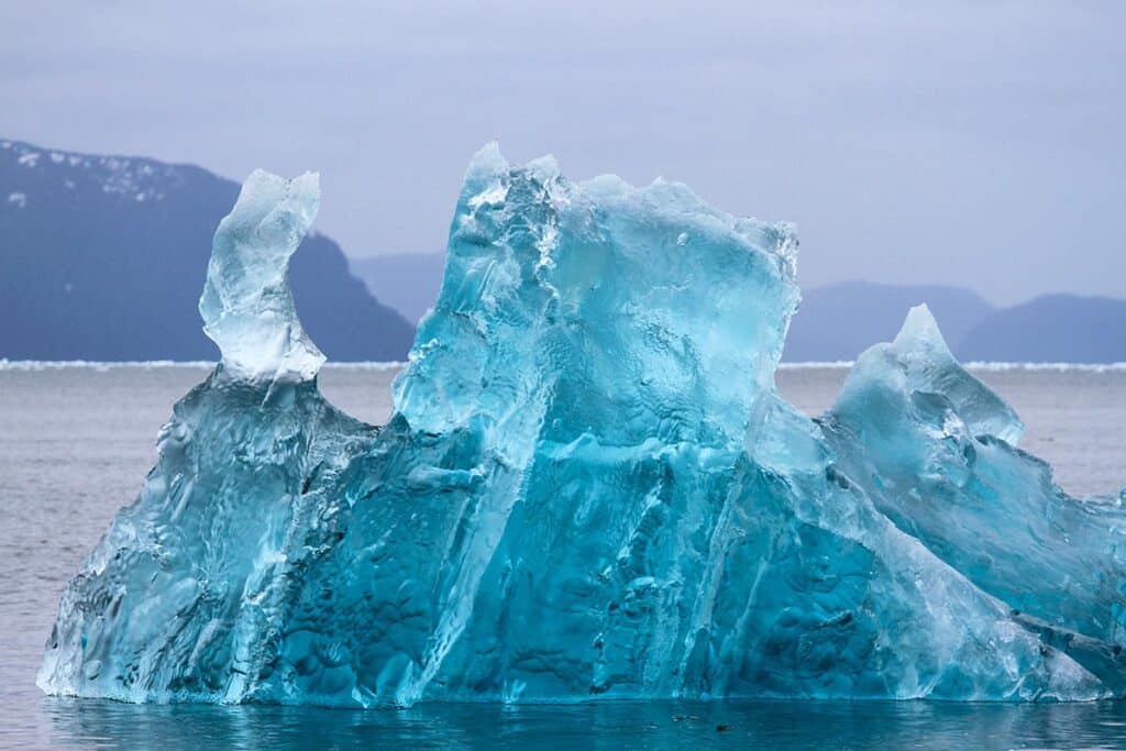 Glacier Ice in the water