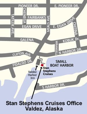 Map Location of Stan Stephens Cruises